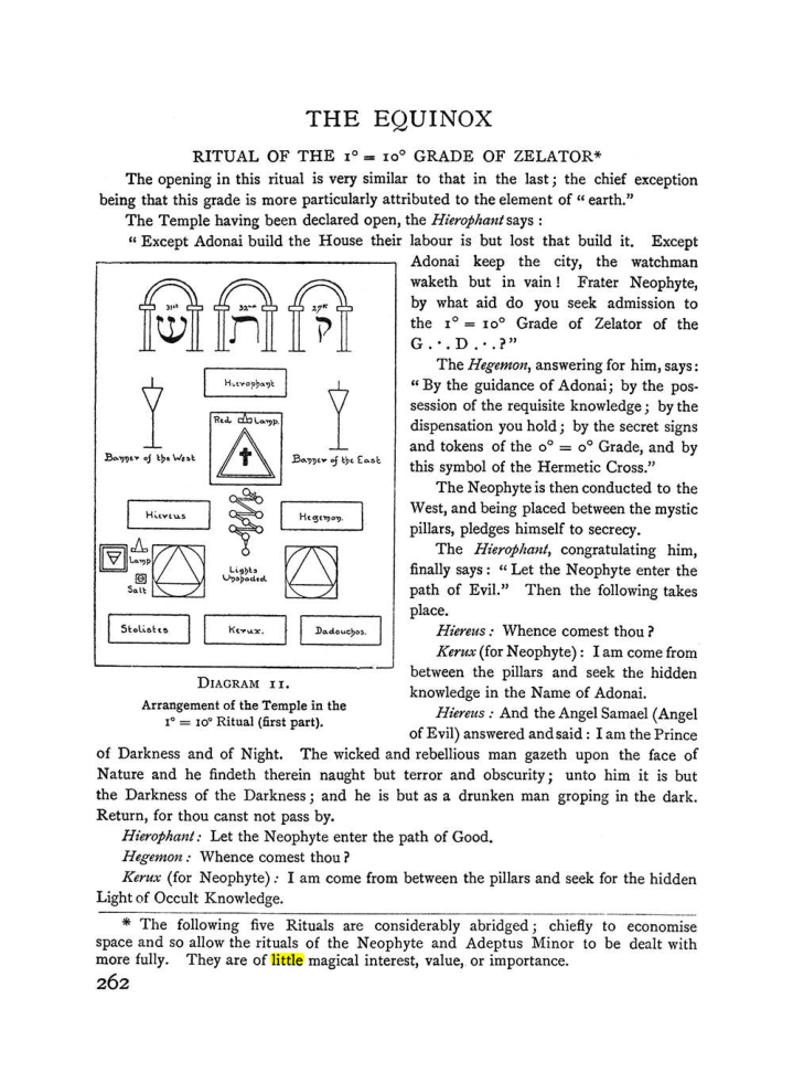 Original scan of The Equinox (Volume I, Number II), PDF page 270
