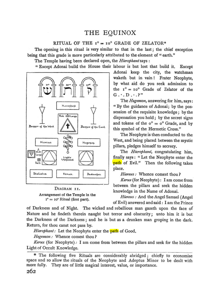 Original scan of The Equinox (Volume I, Number II), PDF page 270