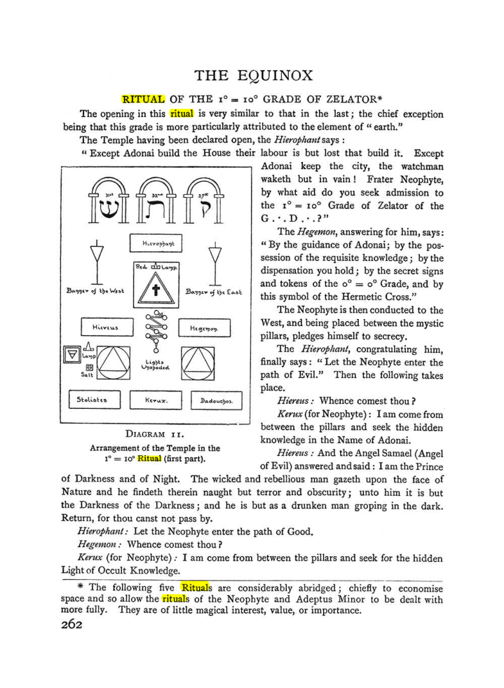Original scan of The Equinox (Volume I, Number II), PDF page 270