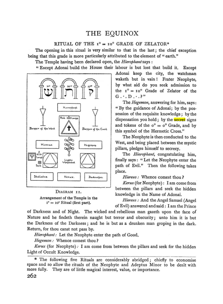 Original scan of The Equinox (Volume I, Number II), PDF page 270