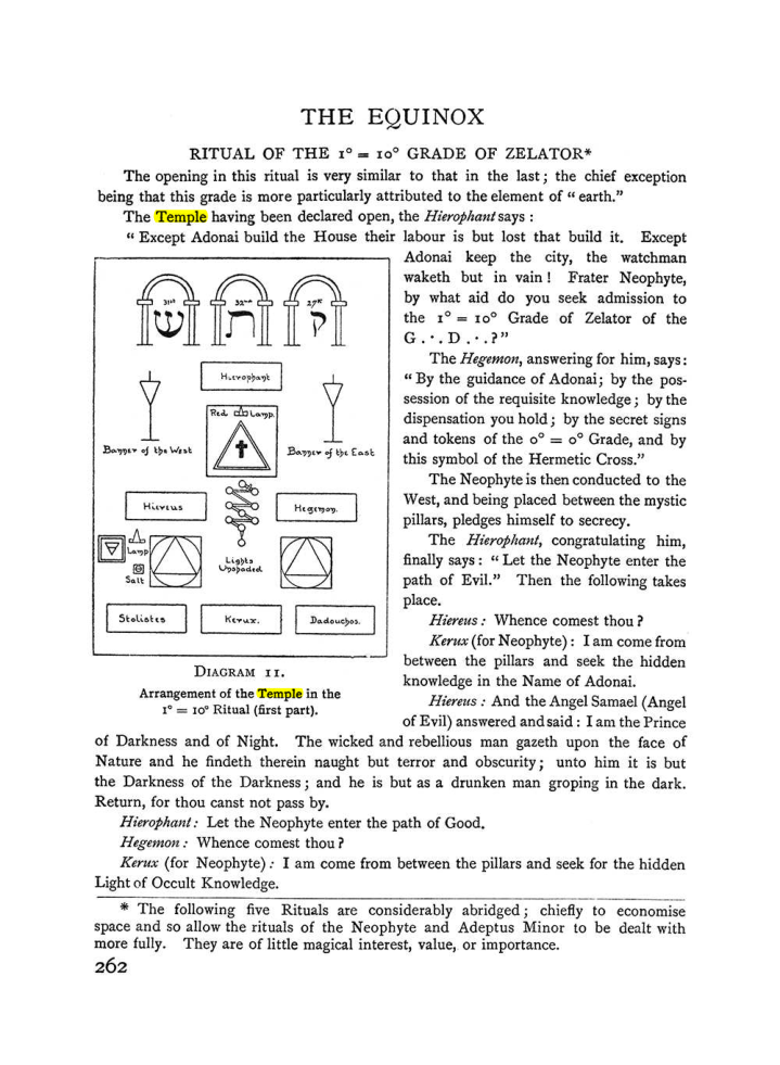 Original scan of The Equinox (Volume I, Number II), PDF page 270