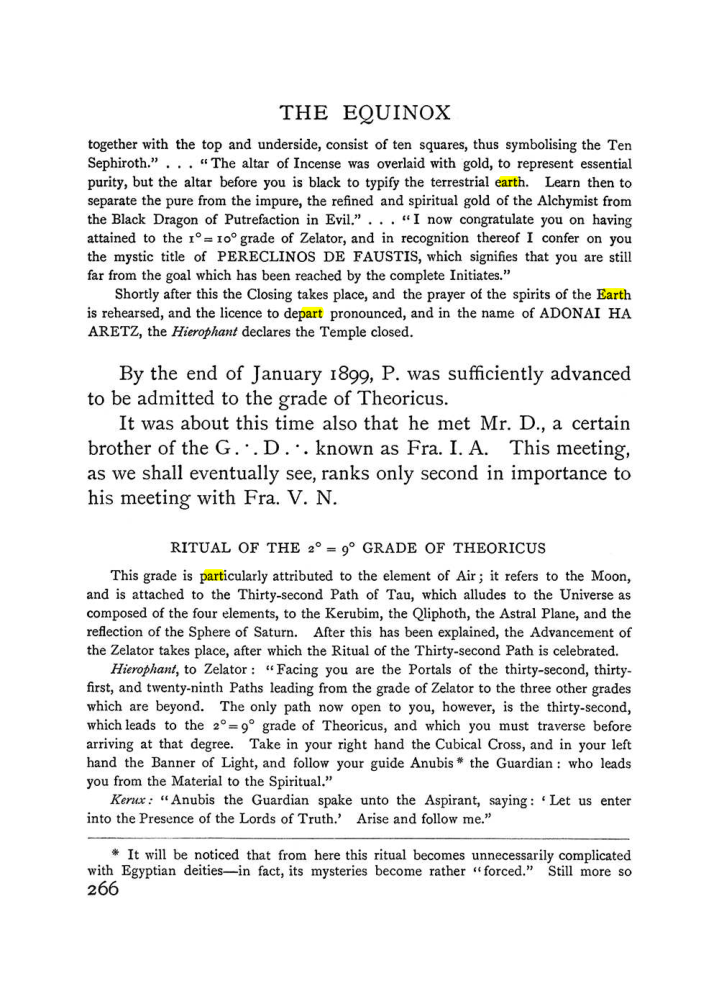 Original scan of The Equinox (Volume I, Number II), PDF page 274