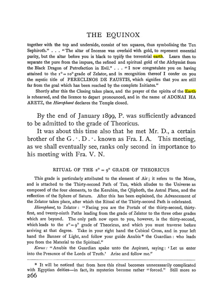 Original scan of The Equinox (Volume I, Number II), PDF page 274