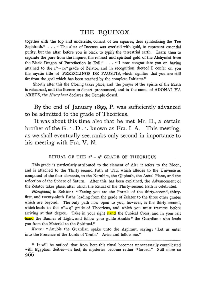 Original scan of The Equinox (Volume I, Number II), PDF page 274