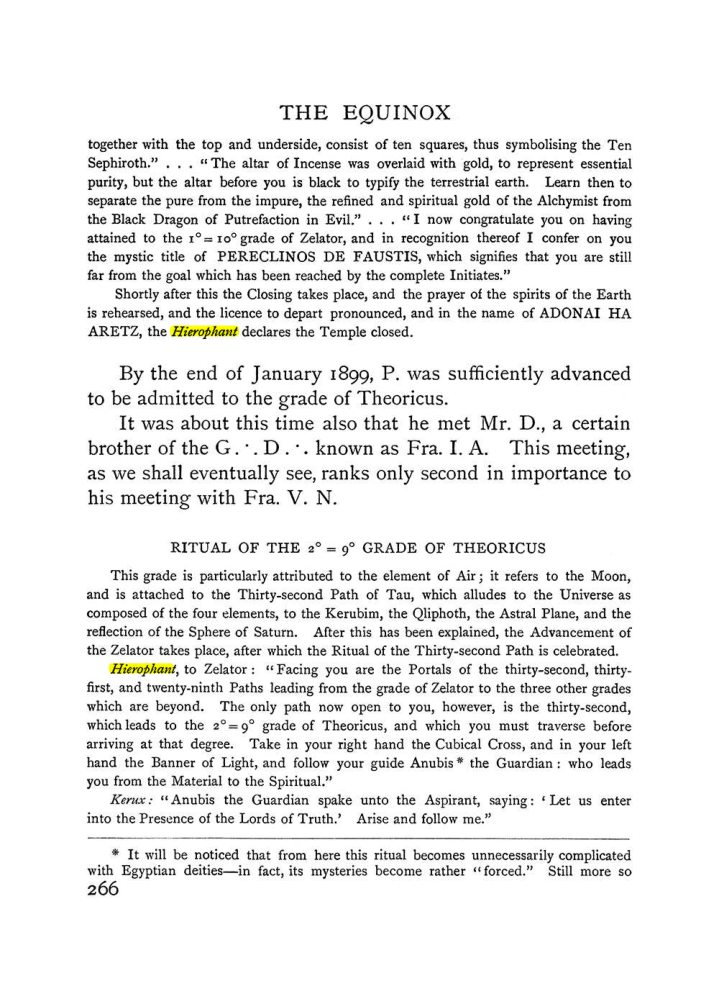 Original scan of The Equinox (Volume I, Number II), PDF page 274