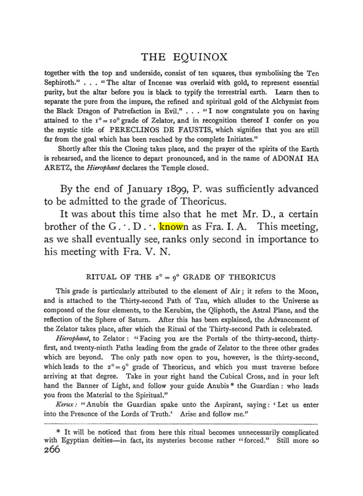Original scan of The Equinox (Volume I, Number II), PDF page 274