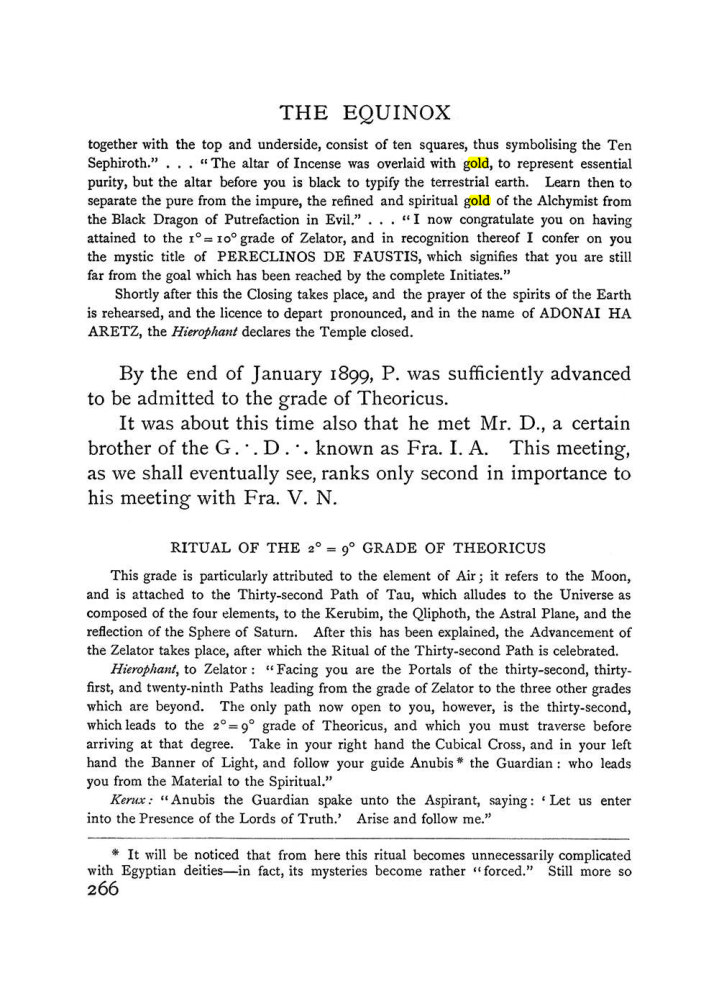 Original scan of The Equinox (Volume I, Number II), PDF page 274