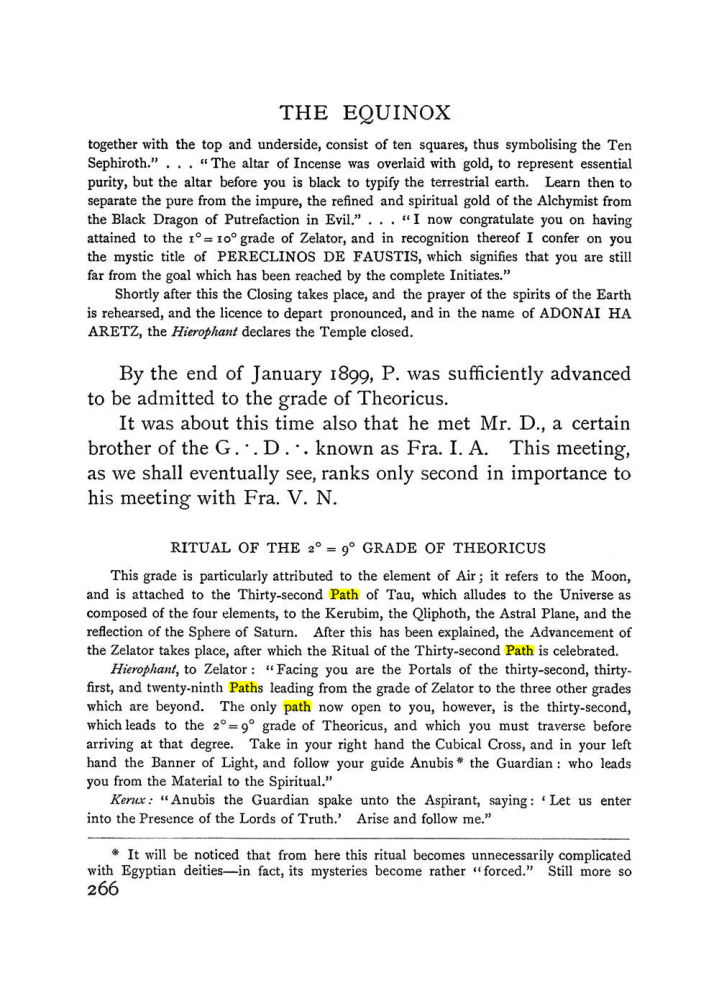 Original scan of The Equinox (Volume I, Number II), PDF page 274