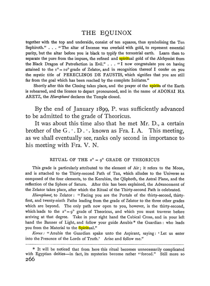 Original scan of The Equinox (Volume I, Number II), PDF page 274