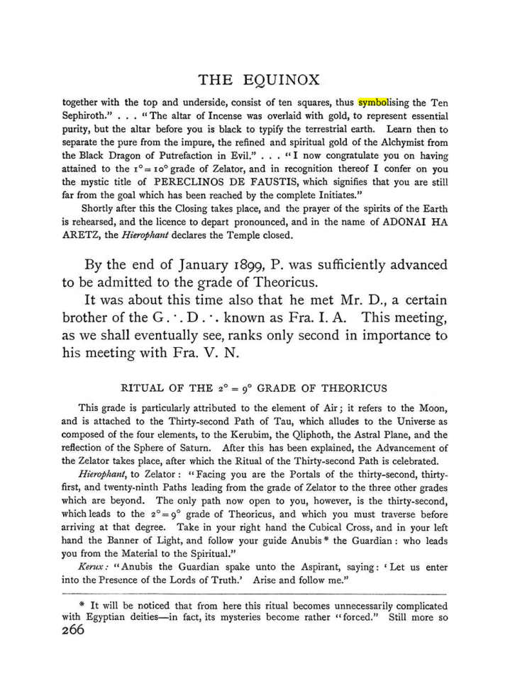 Original scan of The Equinox (Volume I, Number II), PDF page 274