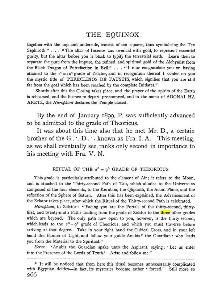 Original scan of The Equinox (Volume I, Number II), PDF page 274
