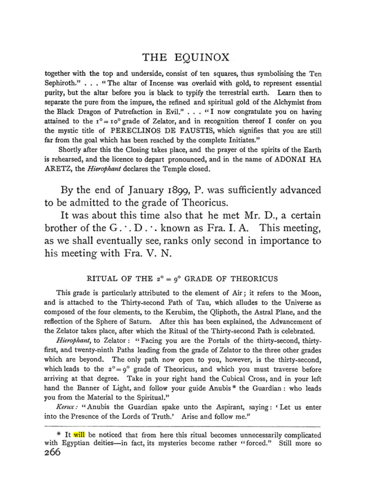 Original scan of The Equinox (Volume I, Number II), PDF page 274