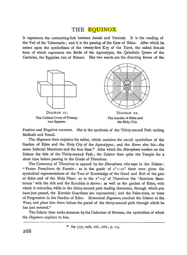 Original scan of The Equinox (Volume I, Number II), PDF page 276