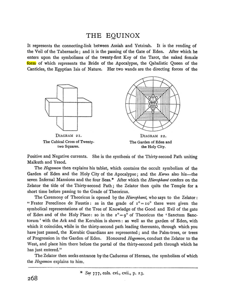 Original scan of The Equinox (Volume I, Number II), PDF page 276