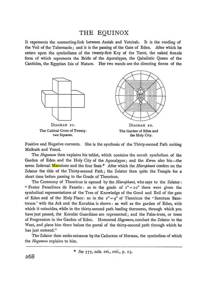 Original scan of The Equinox (Volume I, Number II), PDF page 276