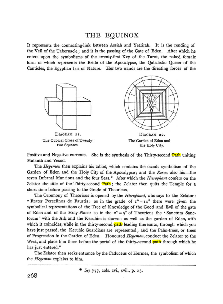 Original scan of The Equinox (Volume I, Number II), PDF page 276