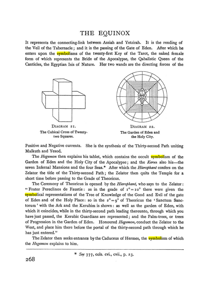 Original scan of The Equinox (Volume I, Number II), PDF page 276