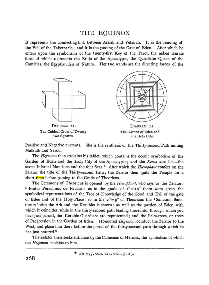 Original scan of The Equinox (Volume I, Number II), PDF page 276