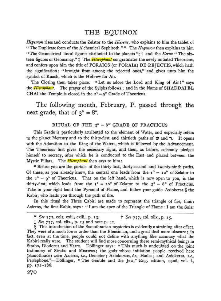 Original scan of The Equinox (Volume I, Number II), PDF page 278