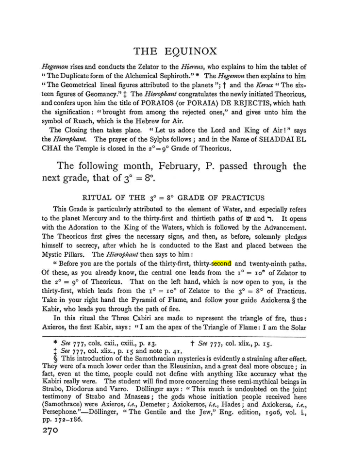 Original scan of The Equinox (Volume I, Number II), PDF page 278