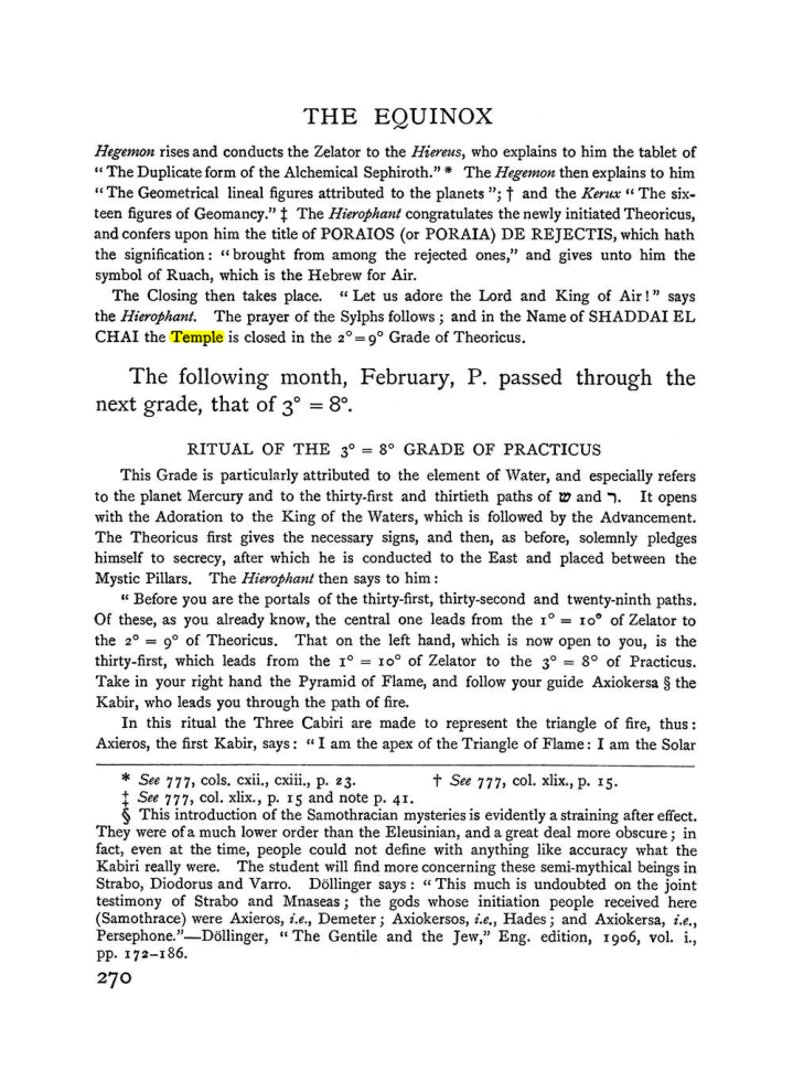 Original scan of The Equinox (Volume I, Number II), PDF page 278