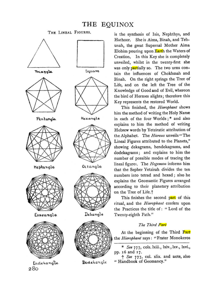 Original scan of The Equinox (Volume I, Number II), PDF page 288