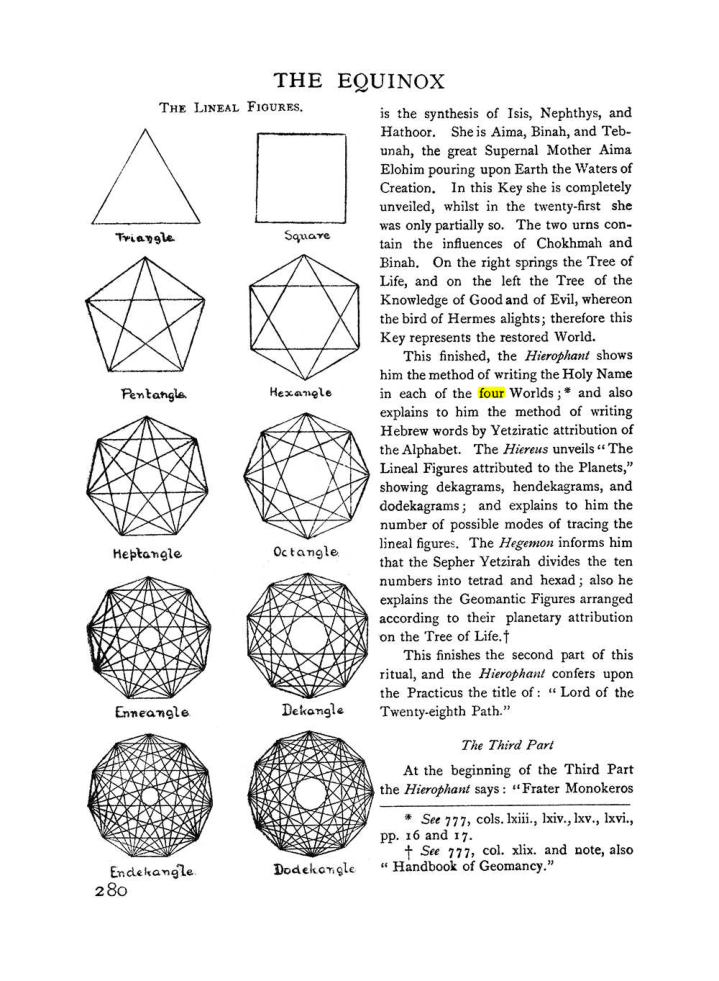 Original scan of The Equinox (Volume I, Number II), PDF page 288