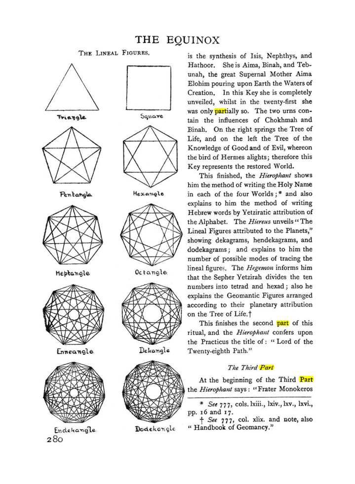 Original scan of The Equinox (Volume I, Number II), PDF page 288
