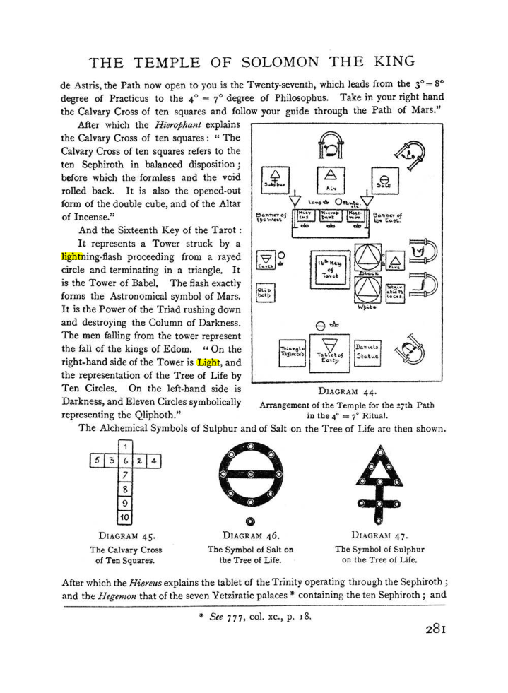Original scan of The Equinox (Volume I, Number II), PDF page 289