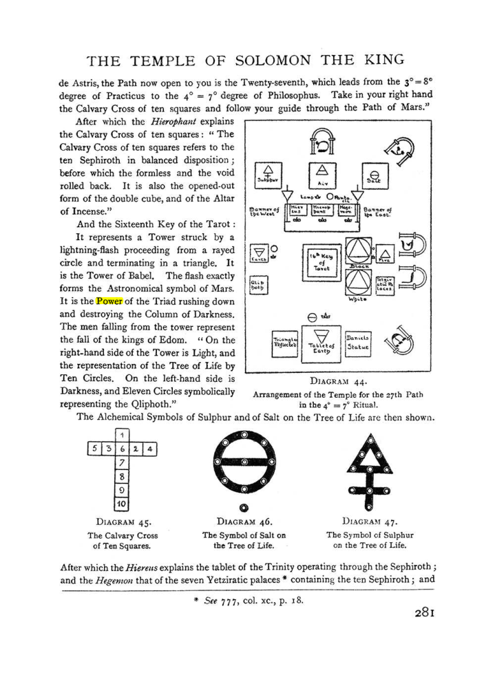 Original scan of The Equinox (Volume I, Number II), PDF page 289