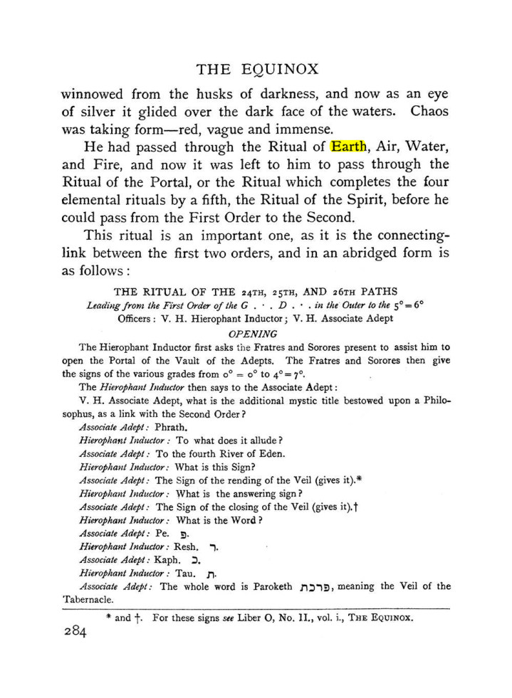 Original scan of The Equinox (Volume I, Number II), PDF page 292
