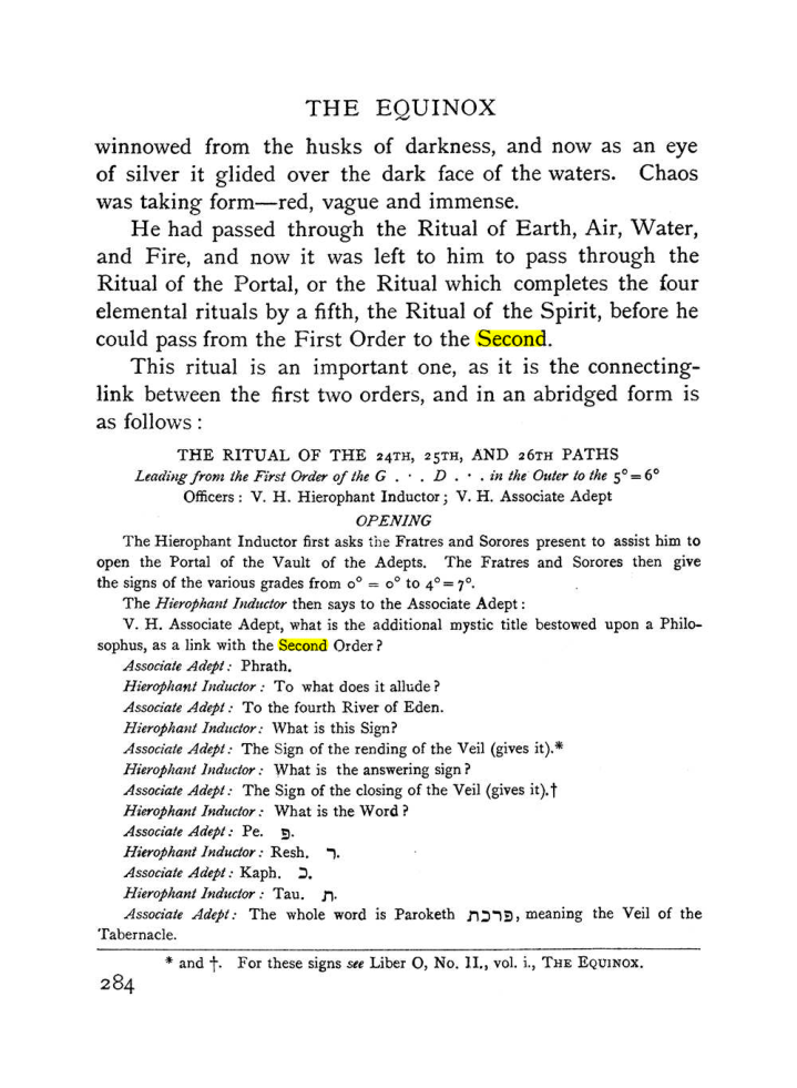 Original scan of The Equinox (Volume I, Number II), PDF page 292