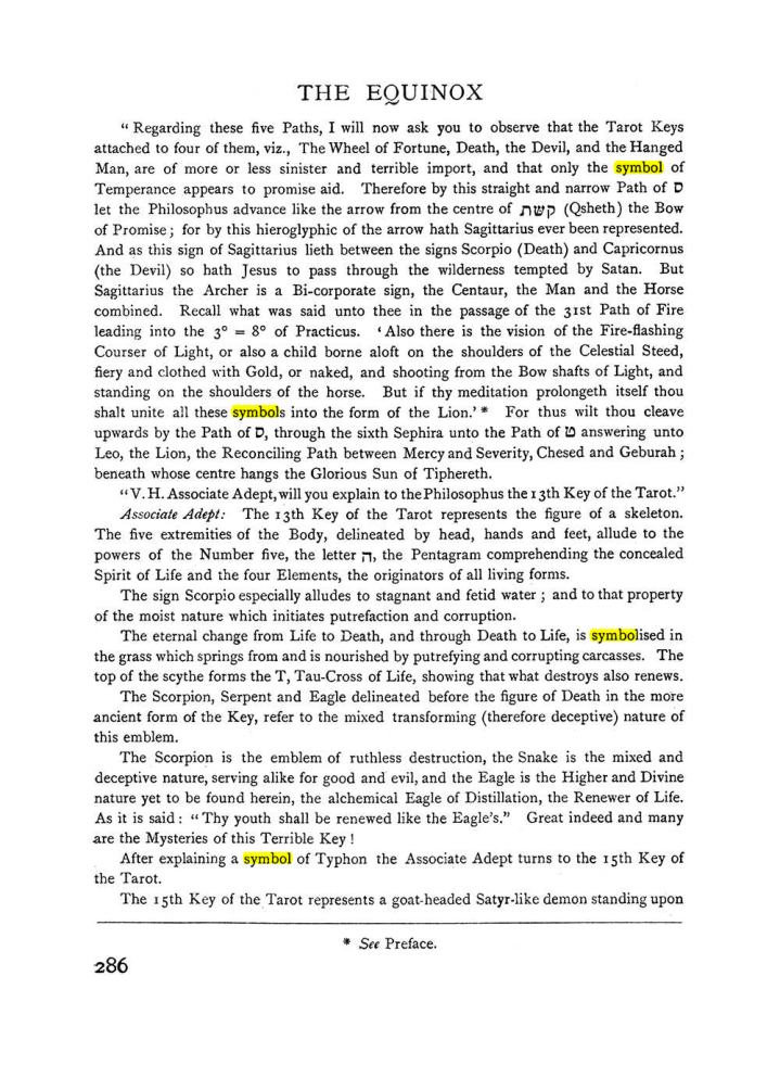 Original scan of The Equinox (Volume I, Number II), PDF page 294