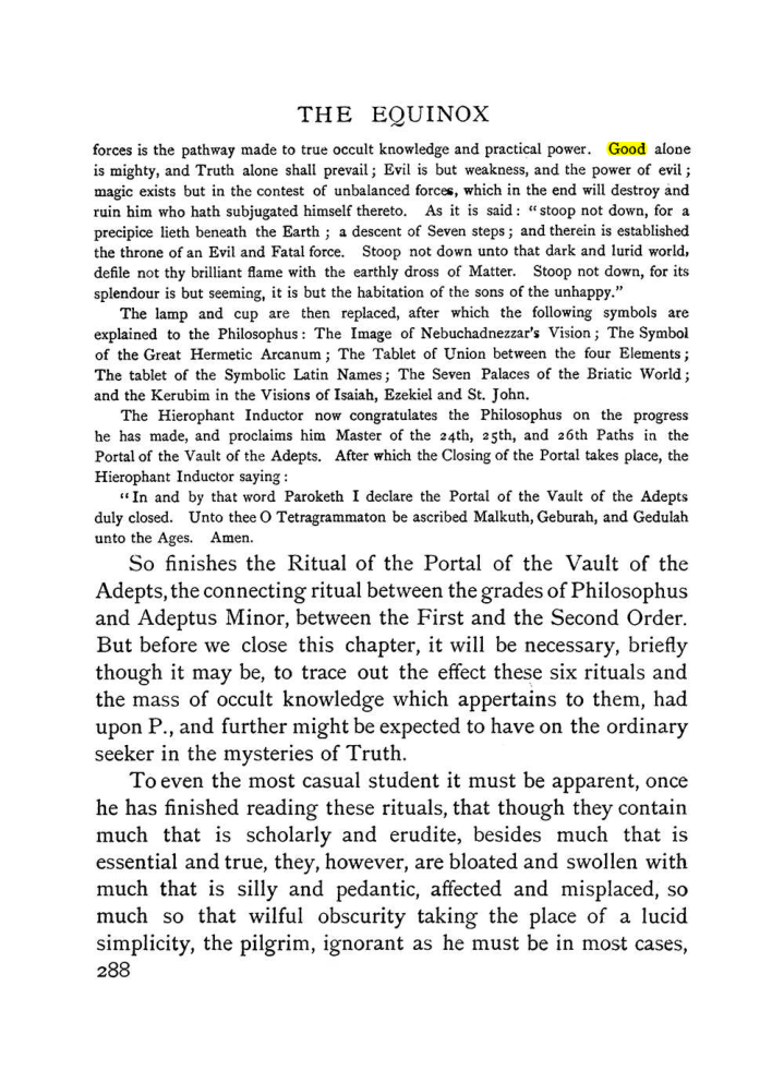 Original scan of The Equinox (Volume I, Number II), PDF page 296