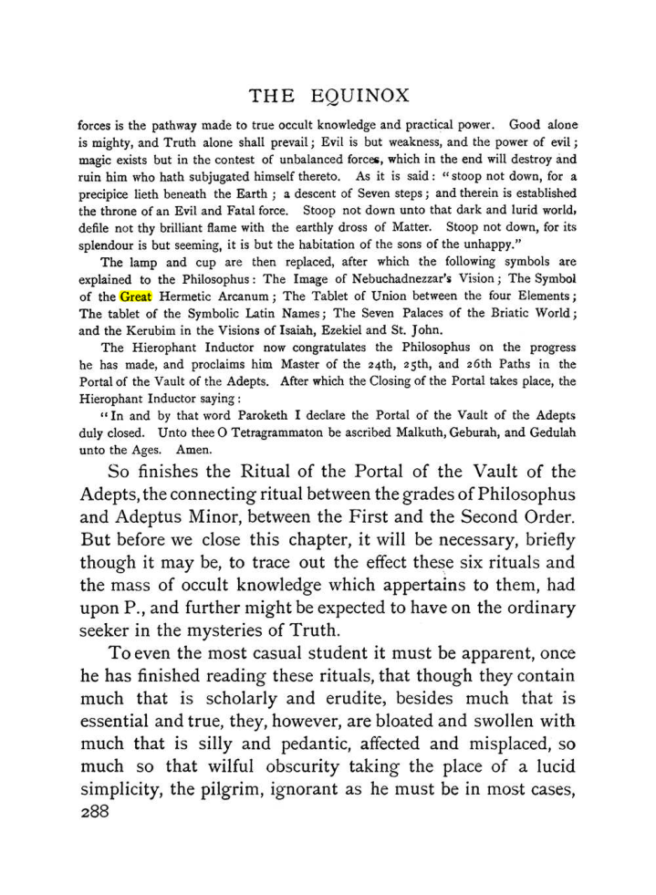 Original scan of The Equinox (Volume I, Number II), PDF page 296
