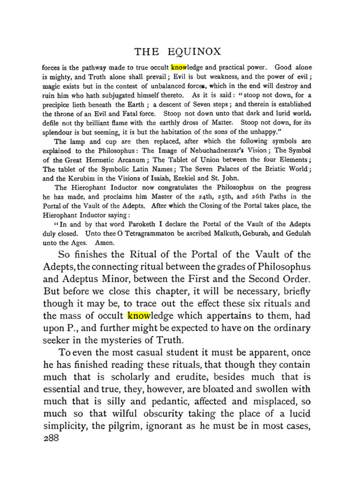 Original scan of The Equinox (Volume I, Number II), PDF page 296