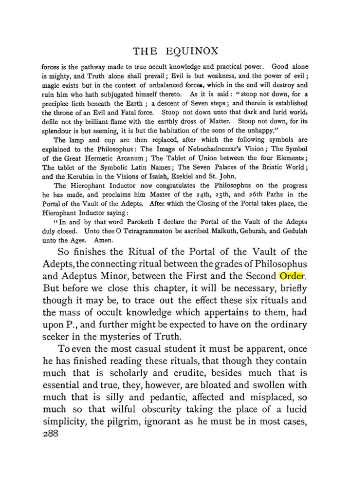 Original scan of The Equinox (Volume I, Number II), PDF page 296