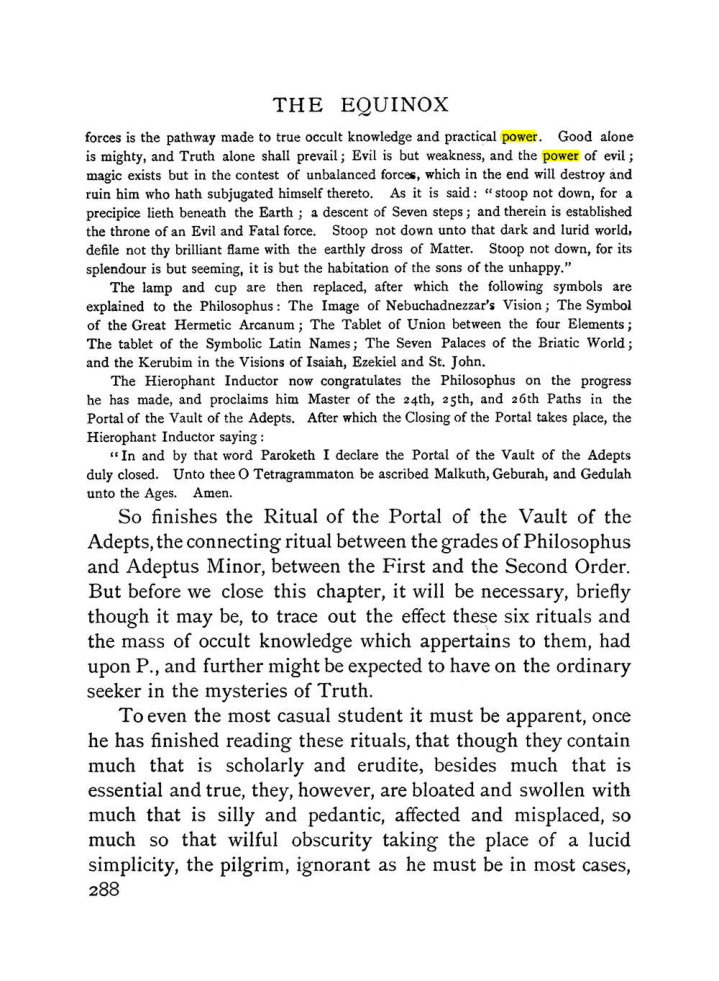 Original scan of The Equinox (Volume I, Number II), PDF page 296