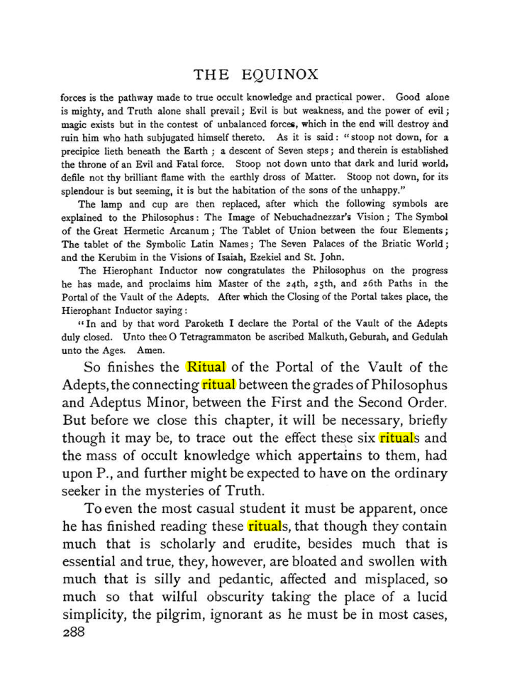 Original scan of The Equinox (Volume I, Number II), PDF page 296