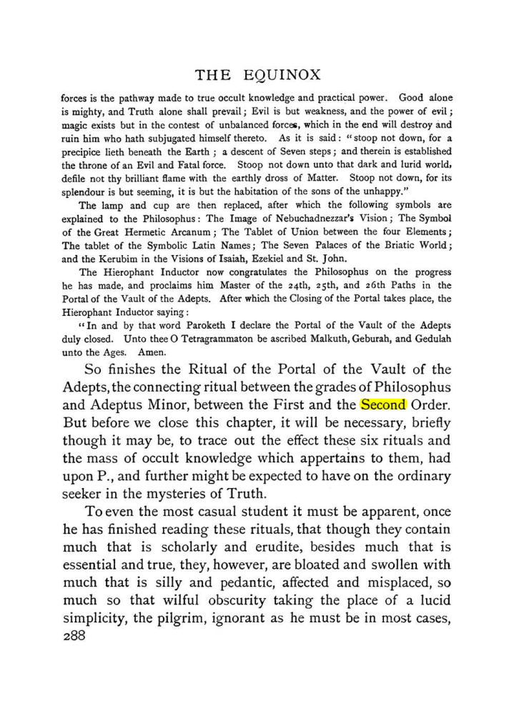Original scan of The Equinox (Volume I, Number II), PDF page 296