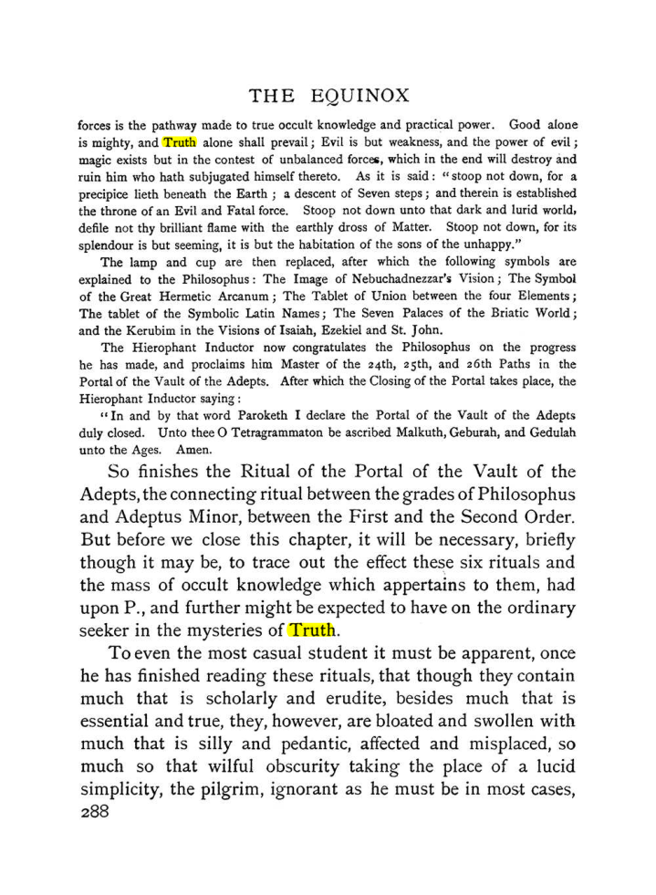 Original scan of The Equinox (Volume I, Number II), PDF page 296