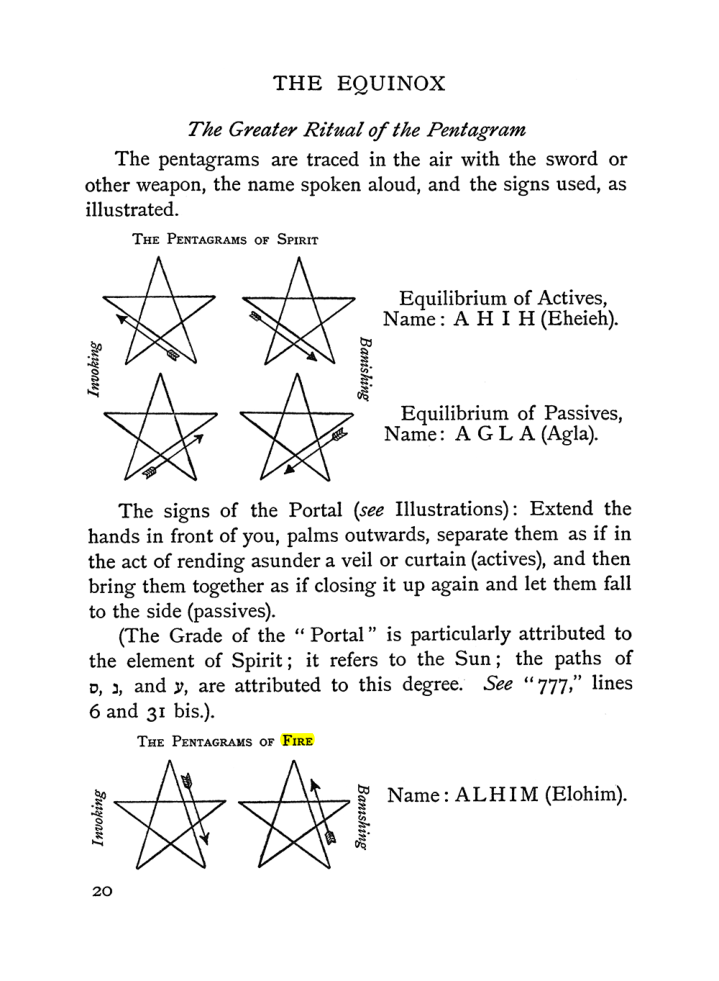 Original scan of The Equinox (Volume I, Number II), PDF page 30