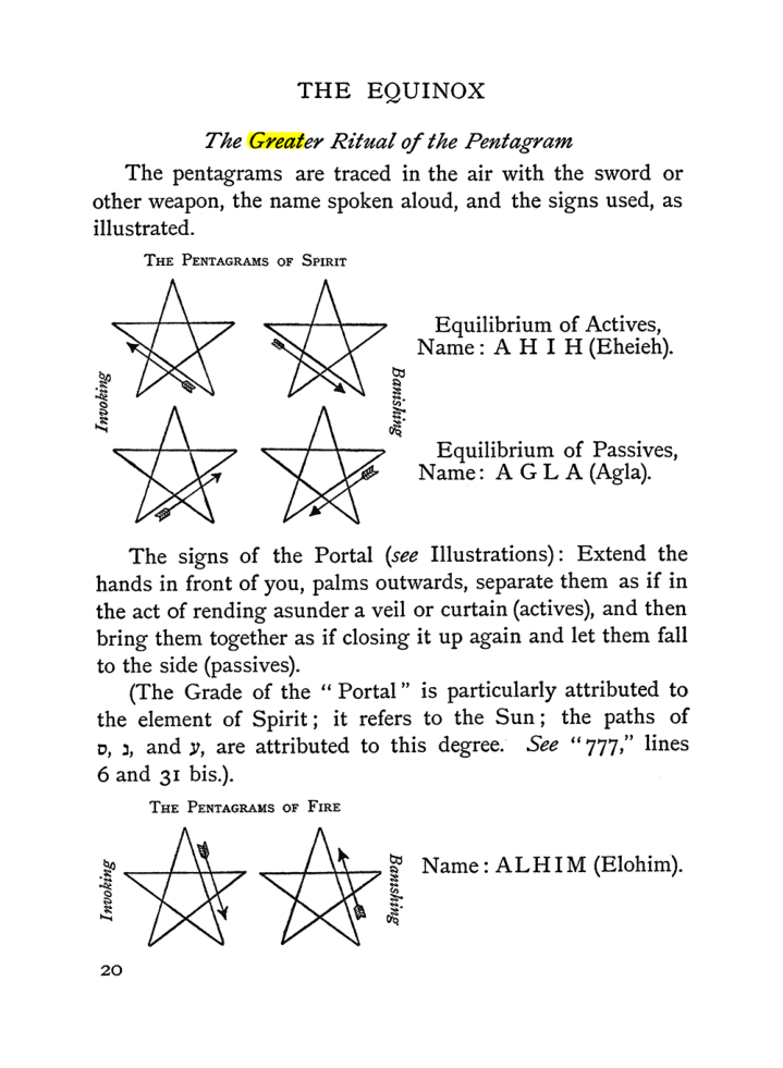 Original scan of The Equinox (Volume I, Number II), PDF page 30