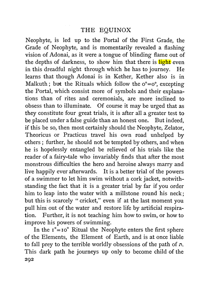 Original scan of The Equinox (Volume I, Number II), PDF page 300