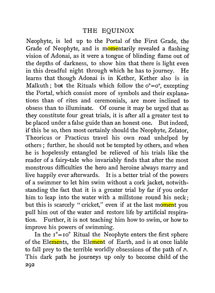 Original scan of The Equinox (Volume I, Number II), PDF page 300