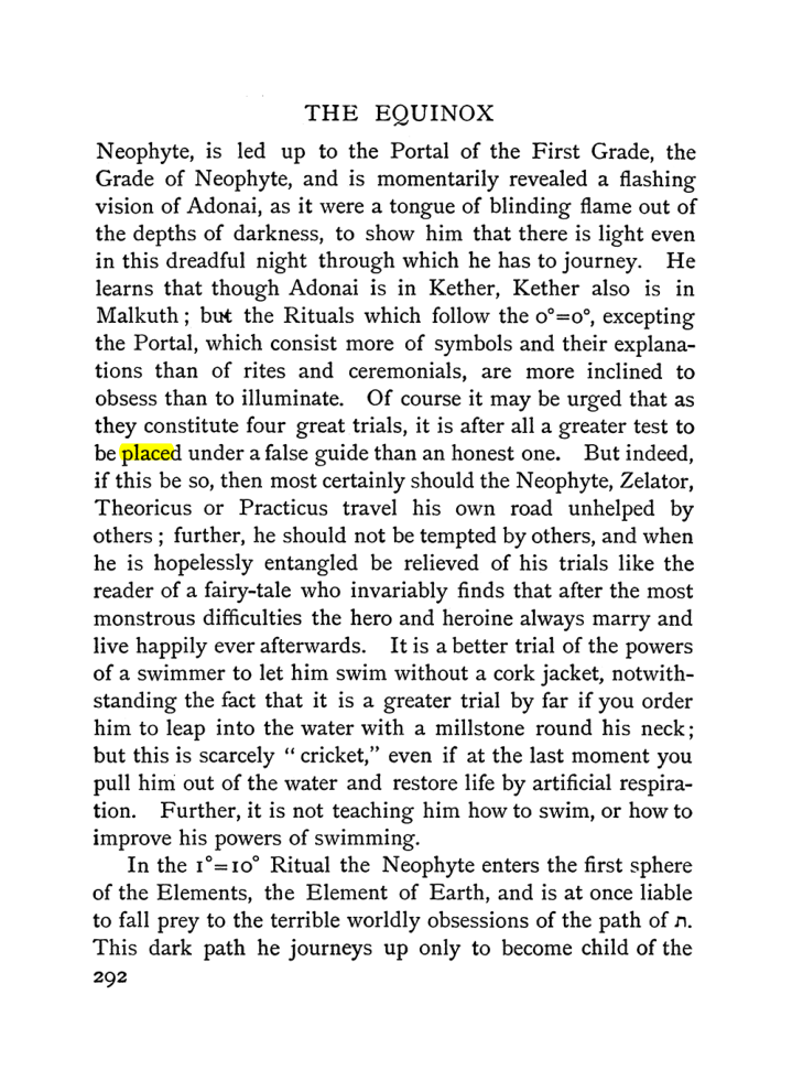 Original scan of The Equinox (Volume I, Number II), PDF page 300