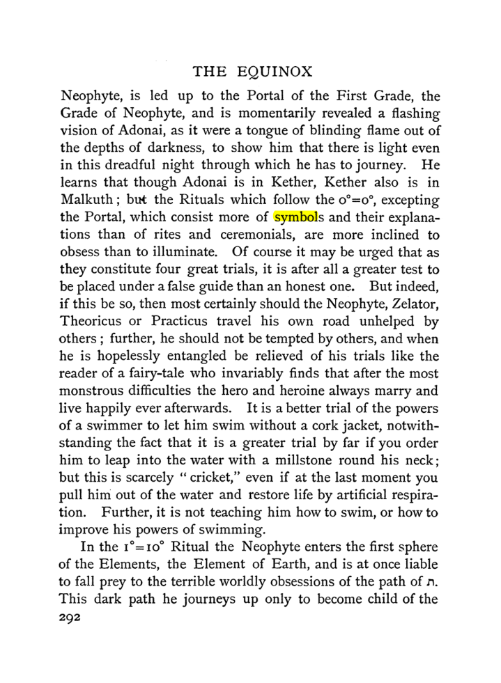 Original scan of The Equinox (Volume I, Number II), PDF page 300
