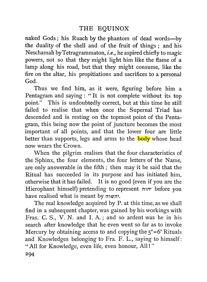 Original scan of The Equinox (Volume I, Number II), PDF page 302