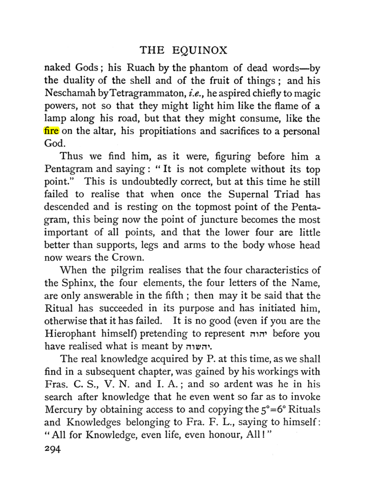 Original scan of The Equinox (Volume I, Number II), PDF page 302