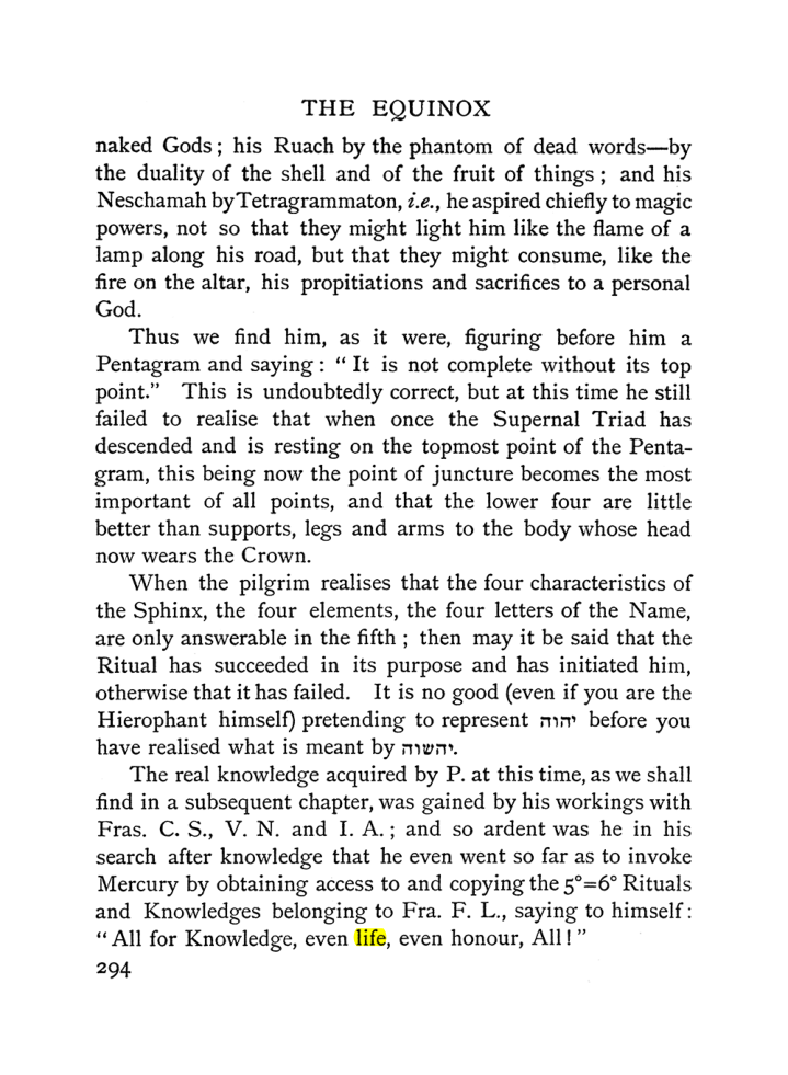 Original scan of The Equinox (Volume I, Number II), PDF page 302